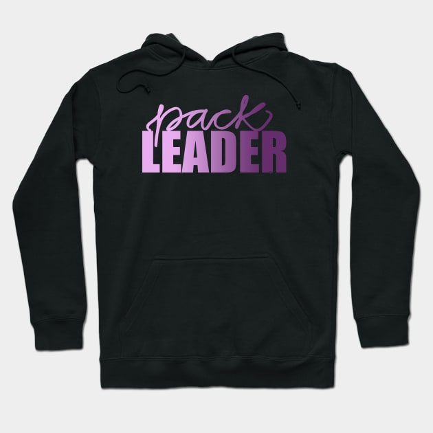 Pack Leader - Purple Hoodie by BrendaCavalcanti